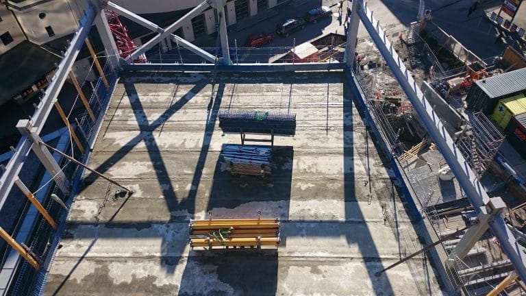 steel construction assembly